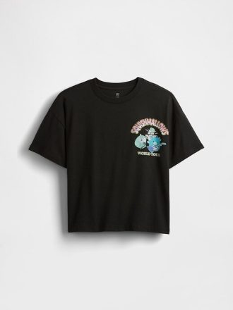 T-shirt grafica oversize per bambini