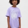 T-shirt grafica oversize per bambini con tunica T-shirt grafica oversize per bambini con tunica