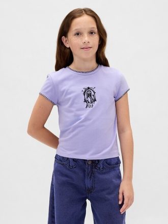 T-shirt grafica per bambini rimpicciolita The Nightmare Before Christmas di Tim Burton di Gap × Disney