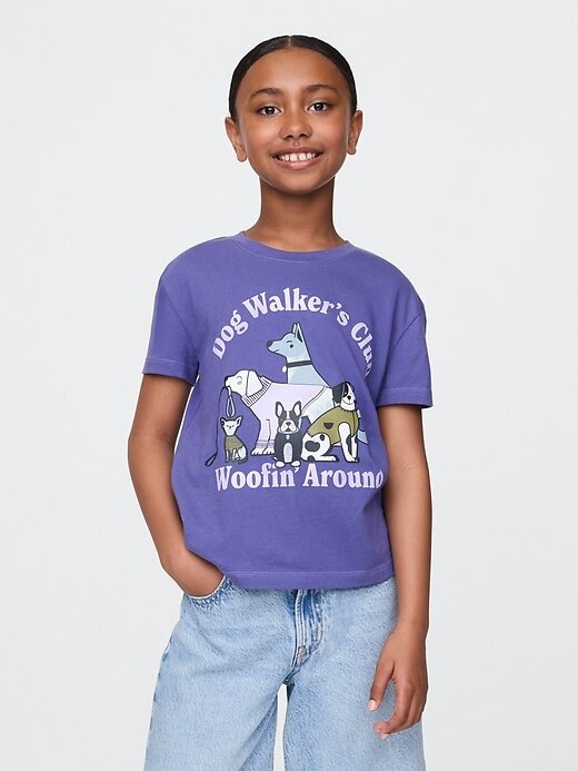 T-shirt grafica rilassata per bambini T-shirt grafica rilassata per bambini