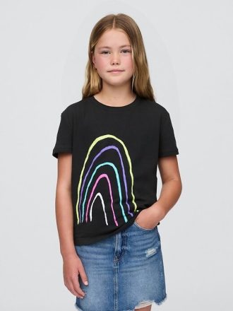 T-shirt grafica rilassata per bambini