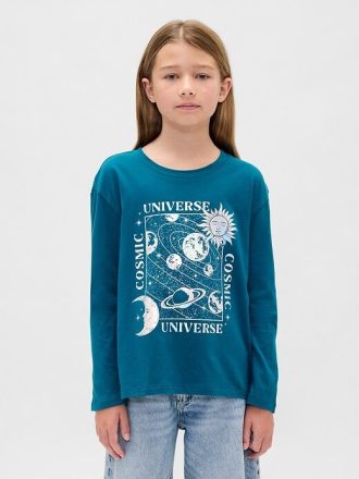T-shirt grafica rilassata per bambini