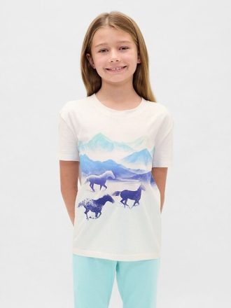 T-shirt grafica rilassata per bambini