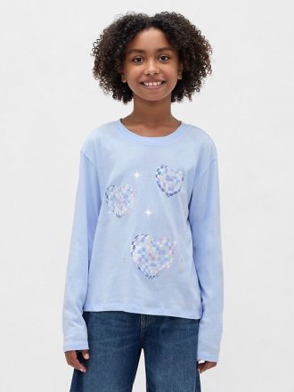 T-shirt grafica rilassata per bambini