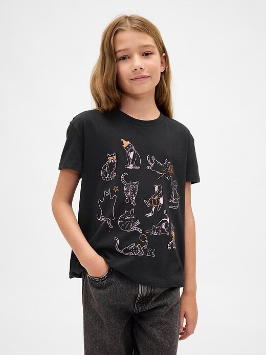 T-shirt grafica rilassata per bambini T-shirt grafica rilassata per bambini