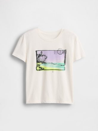 T-shirt grafica rilassata per bambini