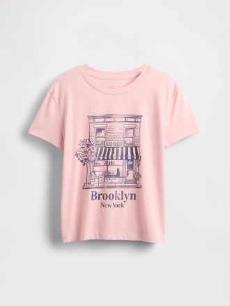 T-shirt grafica rilassata per bambini