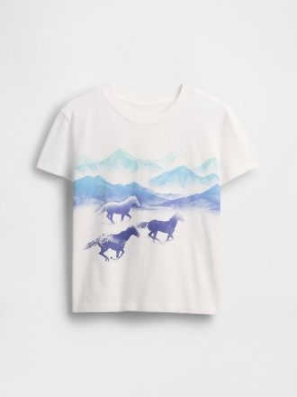 T-shirt grafica rilassata per bambini