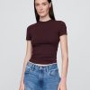 T-shirt in jersey a maglia stretta T-shirt in jersey a maglia stretta