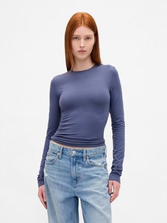 T-shirt in jersey a maglia stretta