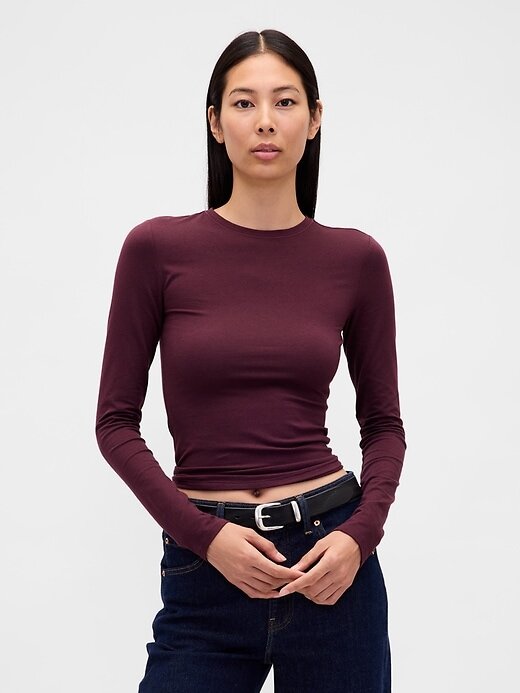 T-shirt in jersey a maglia stretta T-shirt in jersey a maglia stretta
