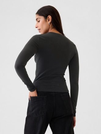 T-shirt in jersey a maglia stretta