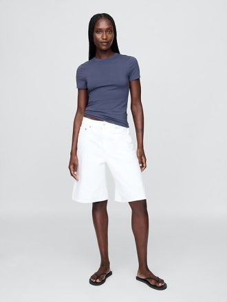 T-shirt in jersey a maglia stretta
