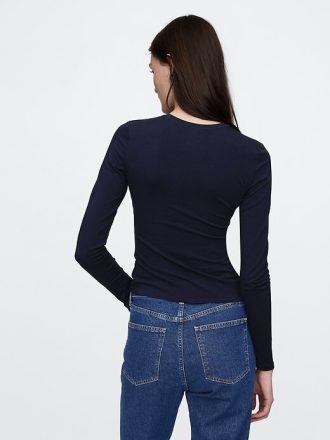 T-shirt in jersey a maglia stretta