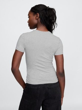 T-shirt in jersey a maglia stretta