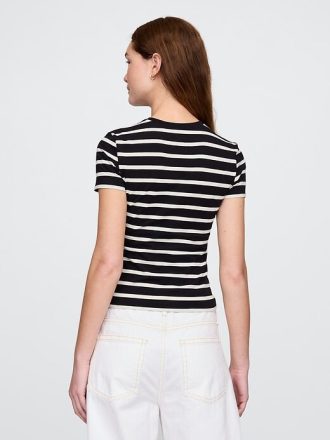 T-shirt in jersey a maglia stretta