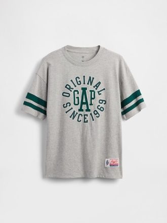 T-shirt in jersey con logo per bambini