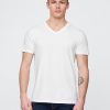 T-shirt in jersey di cotone con scollo a V T-shirt in jersey di cotone con scollo a V