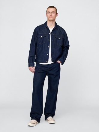 T-shirt in jersey di cotone con scollo a V