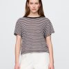 T-shirt in misto lino T-shirt in misto lino