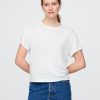 T-shirt in misto lino T-shirt in misto lino