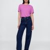 T-shirt in misto lino T-shirt in misto lino