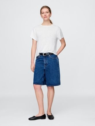 T-shirt in misto lino