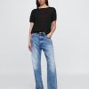 T-shirt in misto lino T-shirt in misto lino