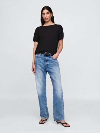 T-shirt in misto lino
