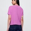 T-shirt in misto lino T-shirt in misto lino