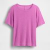 T-shirt in misto lino T-shirt in misto lino