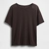 T-shirt in misto lino T-shirt in misto lino