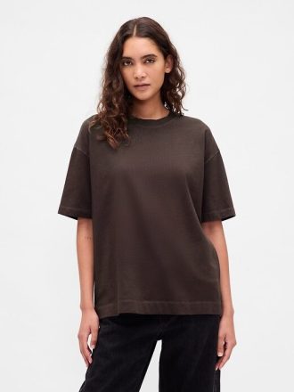 T-shirt pesante VintageSoft in cotone biologico
