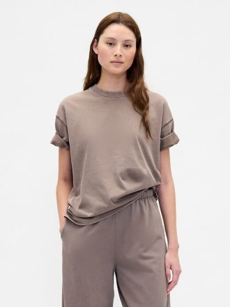 T-shirt pesante VintageSoft in cotone biologico