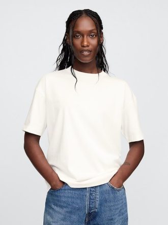 T-shirt pesante VintageSoft in cotone biologico
