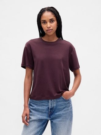 T-shirt rilassata in cotone Supima®
