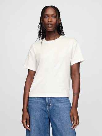 T-shirt rilassata in cotone Supima®