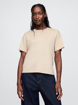 T-shirt rilassata in cotone Supima®