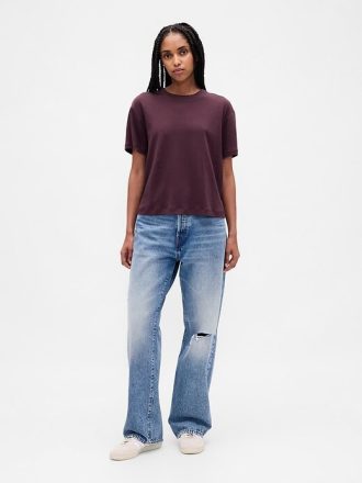 T-shirt rilassata in cotone Supima®