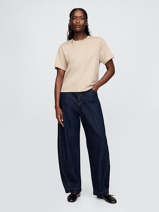 T-shirt rilassata in cotone Supima® T-shirt rilassata in cotone Supima®