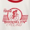 T-shirt rimpicciolita con grafica in jersey di cotone