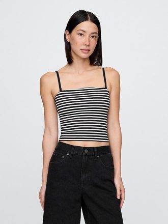 Top a tubino corto a maglia stretta