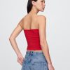 Top a tubino corto a maglia stretta