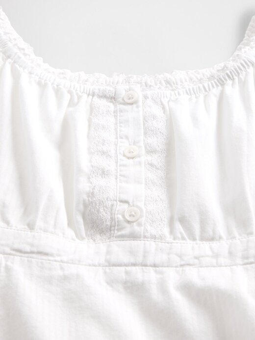 Top aderente con maniche a sbuffo per bambini Top aderente con maniche a sbuffo per bambini