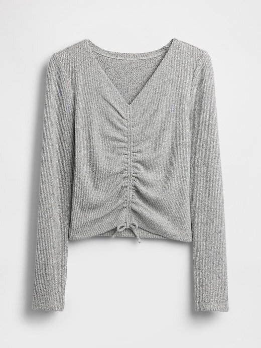 Top arricciato a coste Softspun per bambini Top arricciato a coste Softspun per bambini