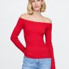 Top con spalle scoperte
