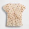 Top floreale con pizzo Top floreale con pizzo