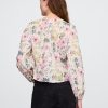 Top floreale con volant Top floreale con volant