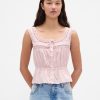 Top peplo con pizzo Top peplo con pizzo