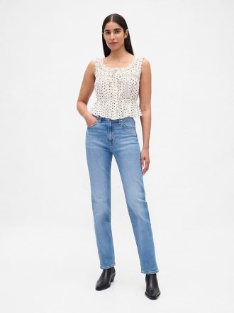 Top peplo con pizzo